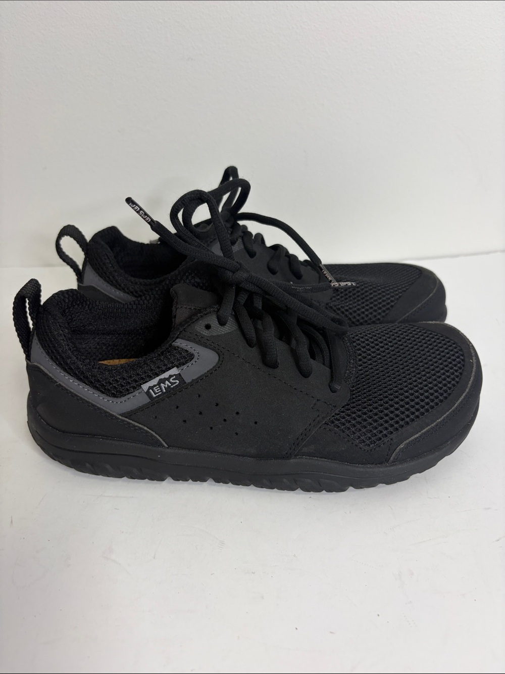 Lems Primal Zen Shoes Mens 8.5 Womens 10 Black Round Wide Toe Minimalist Sneaker